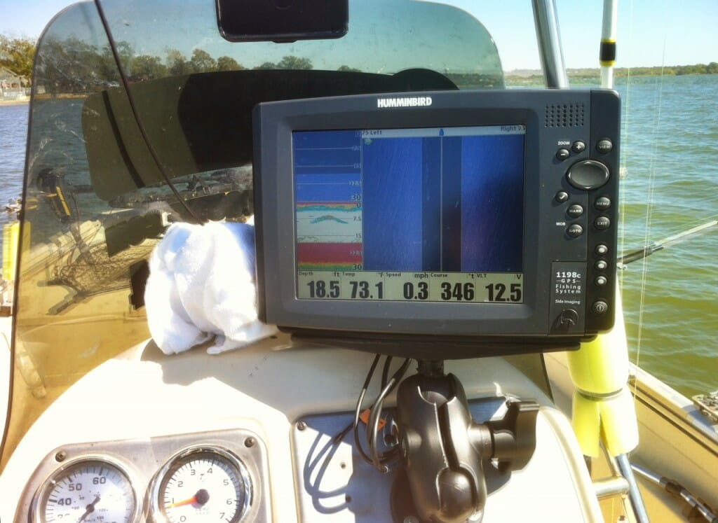 humminbird 1198 sonar fishfinder catfish